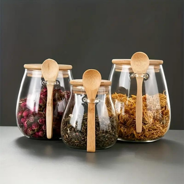 Wooden Bamboo Jar - Image 5