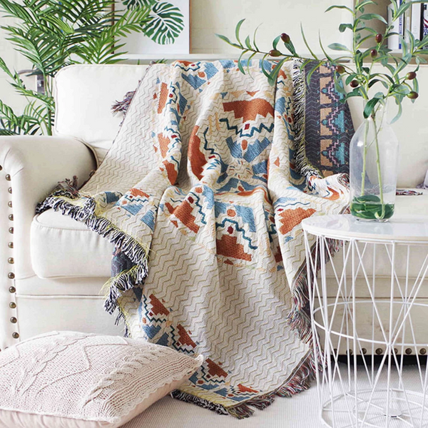 Woven Rustic Blanket - Image 3