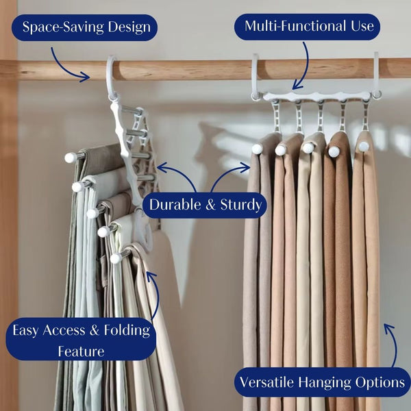 Multi-Functional Pants Rack (2-Pack) - Image 3