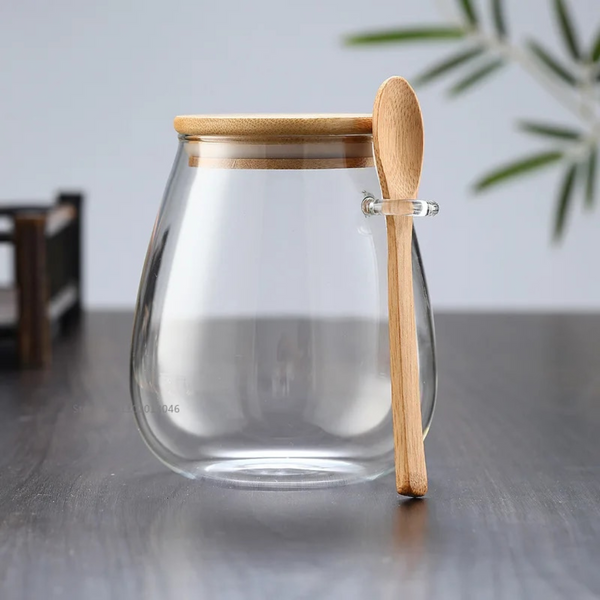 Wooden Bamboo Jar - Image 3