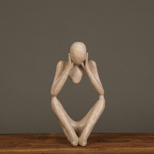 Abstract Thinker Desk Decor - Image 3