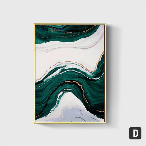 Green Opulence Canvas Painting (6 pack) - Image 5