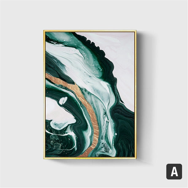 Green Opulence Canvas Painting (6 pack) - Image 2