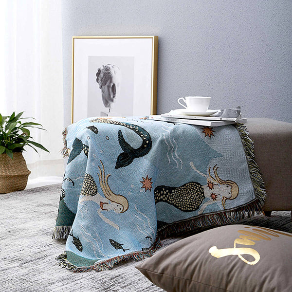 Underwater Mermaid Throw Blanket - Image 5